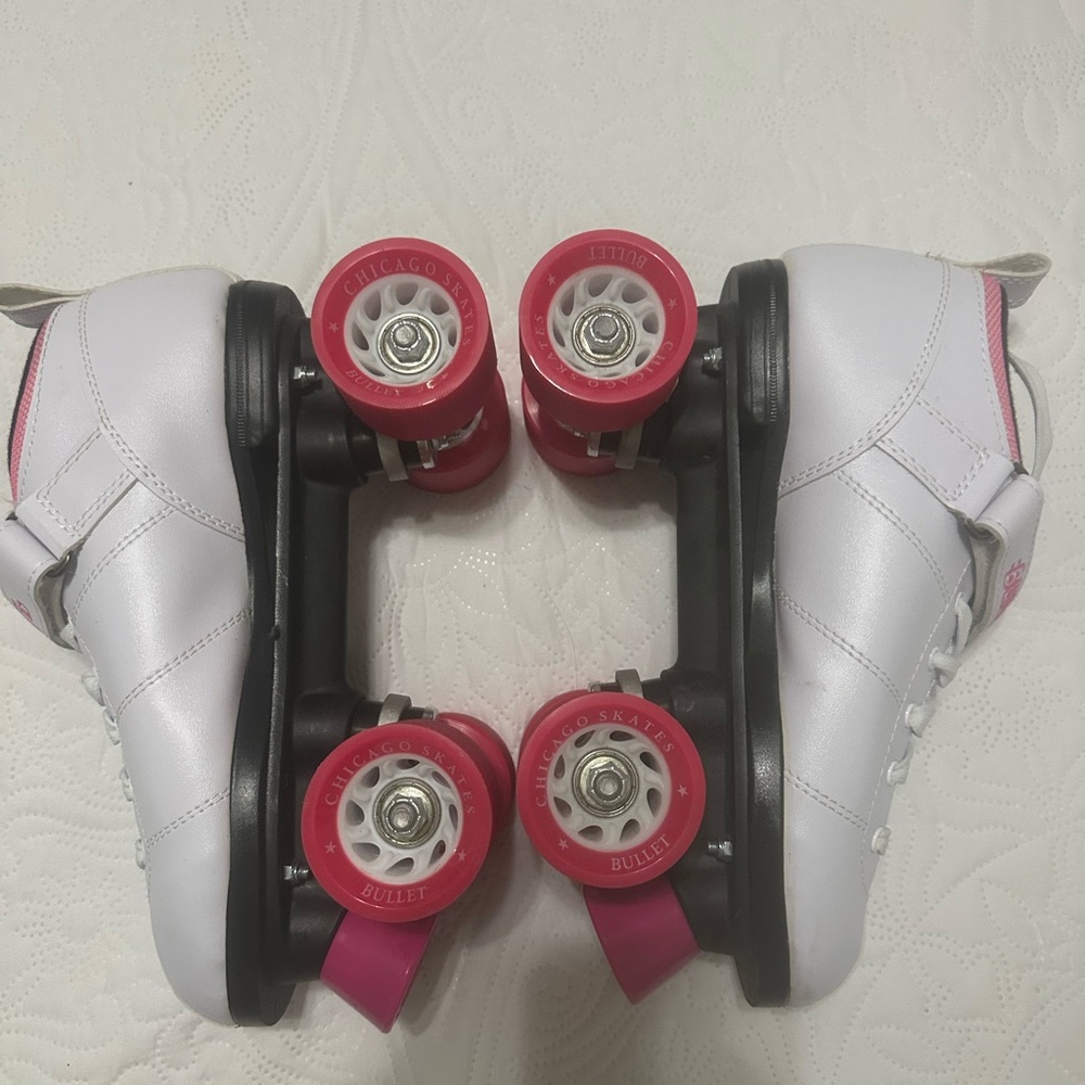 Chicago Bullet women’s Speed Roller Skate - White size 9 - Picture 6 of 11